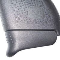 Pearce Grip PG43+1 Magazine Extension made of Polymer with Black Finish & 3/4" Gripping Surface for Glock 43 (Adds 1rd)