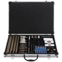 DAC UGC100S Super Deluxe Universal Gun Cleaning Kit Multi-Caliber/61 Pieces Silver