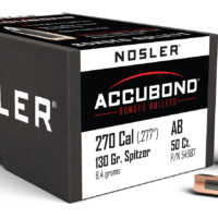 Nosler 54987 AccuBond 270Win 130gr Spitzer Point 50/Box