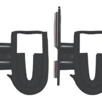 Rugged Gear 10030 Dual Lock Gun Holder Rifle/Shotgun Black Metal