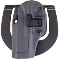 Blackhawk 413500BKL Serpa CQC Sportster OWB Size 00 Gun Metal Gray Polymer Paddle Compatible w/Glock 17/22/31/47 Left Hand