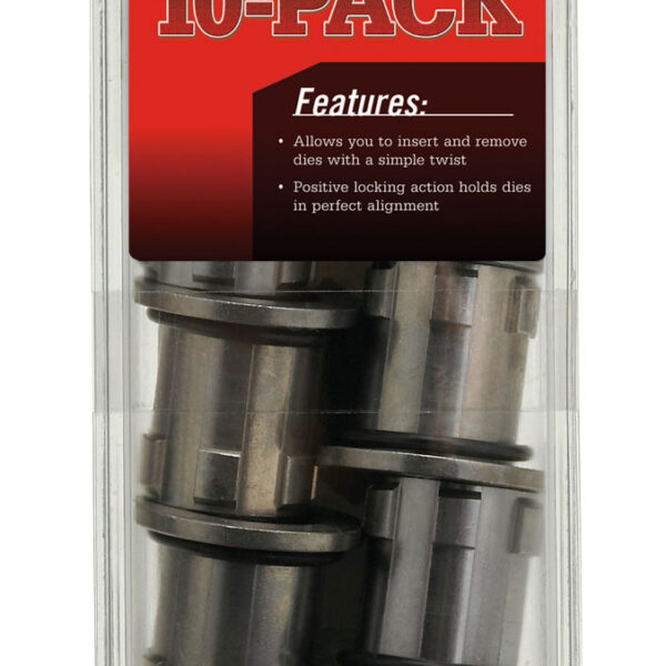 Hornady 044096 Lock-N-Load Die Bushing Metal Works With Hornady Lock N Load AP Press 10 Pack