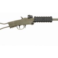 Chiappa Firearms 500266 Little Badger 22 LR 1rd, 16.50" OD Green Metal Finish & Underfolding Stock, Adjustable Sights, Right Hand