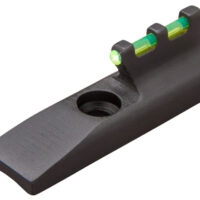TruGlo TG965G Front Sight Green Fiber Optic Front/Black Frame Fits Browning Buck Mark Fits Ruger MK II/MK III/MK IV, 22/45, Front Post Screw Mount