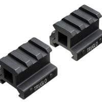 TruGlo TG8982B Picatinny Riser Mount Matte Black Anodized