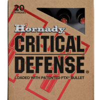 Hornady 80270 Critical Defense 223Rem 55gr Flex Tip eXpanding 20 Per Box/10 Case