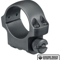Ruger 90277 3BHM Scope Ring Matte Black 1" Low