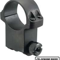 Ruger 90280 6BHM Scope Ring Matte Black 1" Extra High