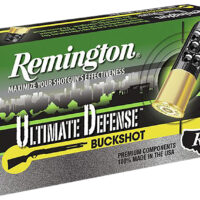 Remington Ammunition 20639 Ultimate Defense Buckshot 12Gauge 3" 4Buck Shot 5 Per Box/20 Case