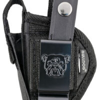 Bulldog FSN11 Extreme OWB Black Nylon Belt Loop/Clip Fits Taurus Public Defender Ambidextrous