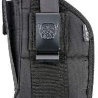 Bulldog FSN19 Extreme OWB Black Nylon Belt Loop/Clip Fits Auto w/Laser or Light Fits 2-5" Barrel Ambidextrous