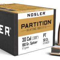 Nosler 16331 Partition 30Cal 180gr Spitzer 50/Box