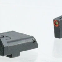 TruGlo TG13GLAPC TFX Pro Orange Fiber Optic, Tritium Front/ Black Rear/Black Nitride Fortress Frame/Compatible w/Most Glock Except Single Stack & MOS, Front Post/Rear Dovetail Mount