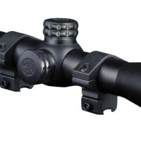 Konus 7267 KonusPro Matte Black 3-9x32mm AO 1" Tube Engraved 30/30 Duplex Reticle Includes Mounting Rings