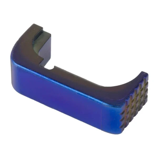 SHIELD ARMS MAG CATCH/RELEASE STEEL BLUE GLOCK 43X/48