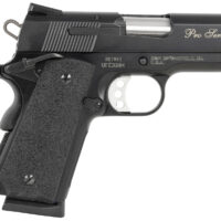 Smith & Wesson 178020 PC 1911 Pro Sub-Compact Frame 45 ACP 7+1, 3" Stainless Steel Barrel, Black Serrated Carbon Steel Slide, Black Aluminum Frame w/Beavertail, Black Stippled Grip