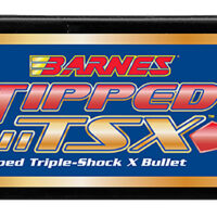 Barnes Bullets 30362 Tipped TSX 30Cal 110gr Flat Base 50/Box