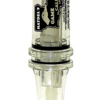 Haydel's Game Calls BC10 Big Barreled Open Call Single Reed Mallard Sounds Attracts Ducks Clear Plastic
