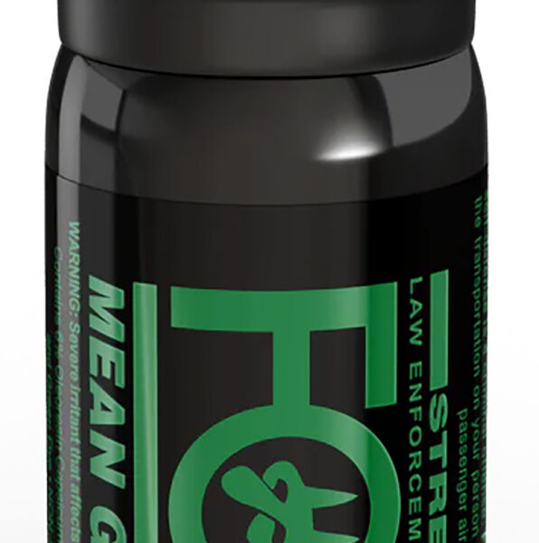 Fox Labs 156MGS Mean Green  Capsaicinoids 2 oz Black Spray Features Green Staining To ID Assaliant