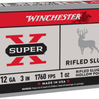 Winchester Ammo X123RS15 Super X 12Gauge 3" 1oz Rifled Slug Shot 5 Per Box/50 Case