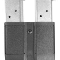 Blackhawk 410510PBK Double Mag Case Black Polymer Belt Clip Compatible w/ Single Stack 9mm/10mm/40/45/357