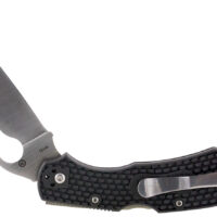 Spyderco BY03PBK2 Byrd Cara Cara 2 Lightweight 3.75" Folding Drop Point Plain 8Cr13MoV SS Blade Black Textured FRN Handle Includes Pocket Clip