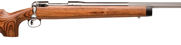 Savage Arms 19139 12 BVSS Full Size 308 Win 4+1 26" Stainless Heavy Fluted Barrel, Matte Stainless Steel Receiver Drilled & Tapped ,Satin Brown Fixed Laminate Stock, Right Hand