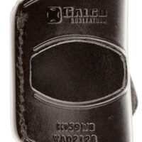 Galco YAQ212B Yaqui OWB Black Leather Belt Slide Fits 1911 Fits 3-5" Barrel Right Hand