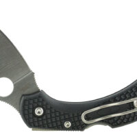 Spyderco C28PBK2 Dragonfly 2 2.25" Folding Clip Point Plain VG-10 SS Blade Black FRN Handle Includes Pocket Clip