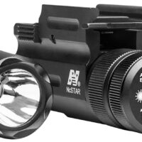 NcStar AQPTFLG Flashlight & Green Laser Combo Black Anodized 150 Lumens White Light Cree LED