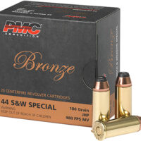 PMC 44SB Bronze 44S&WSpl 180gr Jacketed Hollow Point 25 Per Box/20 Case