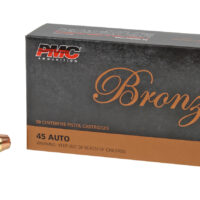 PMC 45B Bronze 45ACP 185gr Jacketed Hollow Point 50 Per Box/20 Case