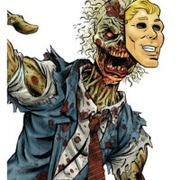 Birchwood Casey 35645 Darkotic Fine Print Zombie Lawyer Paper Hanging Universal 12" x 18" Multi-Color Impact Enhancement Splatter 8 Per Pkg