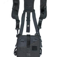 GrovTec US Inc GTHL14902R Trail Pack Shoulder Black Nylon Harness Fits Med/Lg DA Revolver Ambidextrous