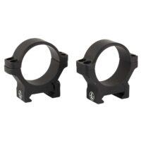 Leupold 183391 BackCountry Cross-Slot Matte Black Aluminum, 34mm Tube Medium Weaver Picatinny/Weaver