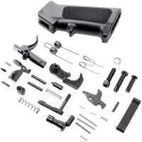 CMMG AR15 COMPLETE LOWER PARTS KIT WITH PISTOL GRIP BLACK