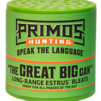 Primos 738 The Great Big Can Doe Bleat Attracts Deer Green Plastic