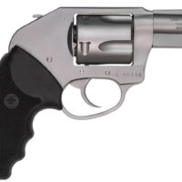 Charter Arms 74410 Bulldog Duty Large 44 Special, 5 Shot 2.50" Matte Stainless Steel Barrel, Cylinder & Frame w/Black Finger Grooved Rubber Grip