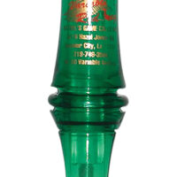 Haydel's Game Calls VR00 "Redleg" Mallard Variable Tone Open Call Double Reed Mallard Sounds Attracts Ducks Green Plastic