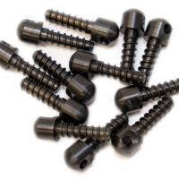 GrovTec US Inc GTHM51 Wood Screw Swivel Studs 0.75" 12-Pack Black