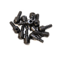 GrovTec US Inc GTHM60 Wood Screw Swivel Studs 0.5" 12-Pack Black