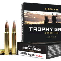 Nosler 60086 Trophy Grade 338WinMag 250gr Nosler AccuBond 20 Per Box/10 Case