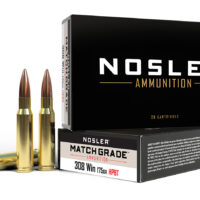 Nosler 60072 Match Grade 308Win 175gr Custom Competition Hollow Point Boat Tail 20 Per Box/10 Case