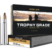 Nosler 40606 Trophy Grade Safari 375H&HMag 300gr Nosler Spitzer Partition 20 Per Box/10 Case