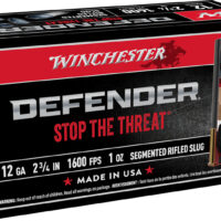 Winchester Ammo S12PDX1S PDX1 Defender 12Gauge 2.75" 1oz Rifled Slug Shot 10 Per Box/10 Case