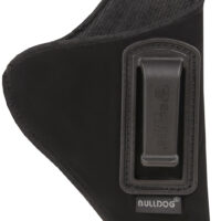 Bulldog DIP20 Deluxe IWB Black Suede Like Belt Clip Fits Glock 42/43/Ruger LC9/2-3" Barrel Right Hand