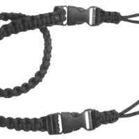 Outdoor Connection PCBS80575 Bino-Strap Black Paracord 32.50" OAL