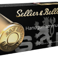 Sellier & Bellot SB357L Handgun 357Mag 158gr Lead Flat Nose 50 Per Box/20 Case