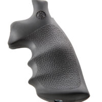 Hogue 19002 Conversion Monogrip Black Rubber with Finger Grooves for S&W K, L Frame with Round Butt