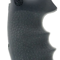 Hogue 25002 Conversion Monogrip Black Rubber with Finger Grooves for S&W N Frame with Round Butt